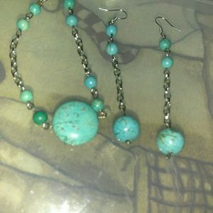 Bracelet & earrings